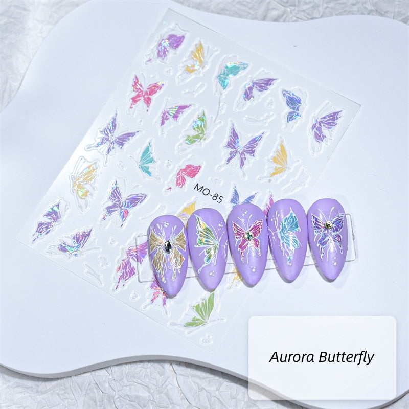 Aurora Sea Creature Nail Sticker