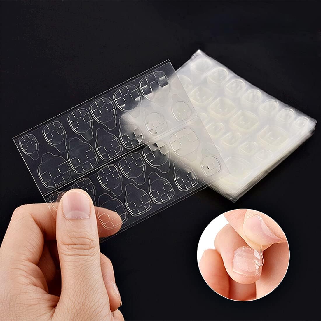 Press on Stickers Adhesive Tabs