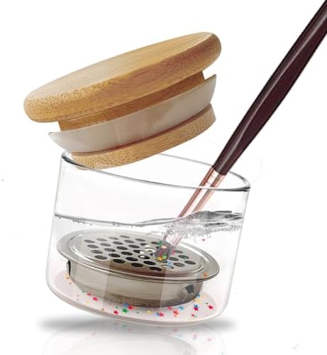 Dappen Dish for Acrylic Nails and Nail Brush