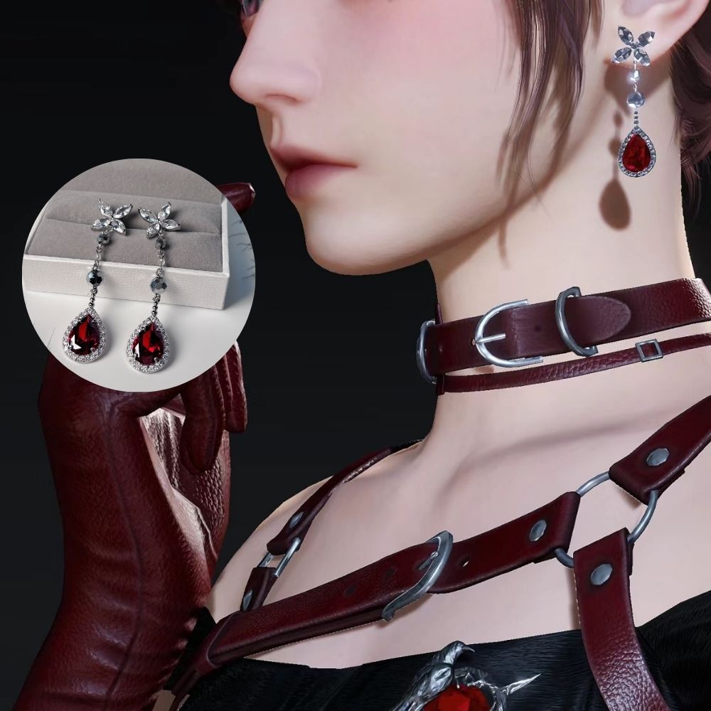 MC Enchanting Veil Earrings/Ring