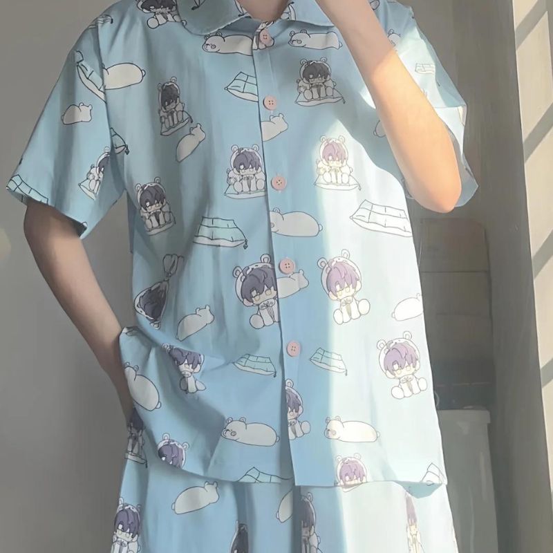 LADS Pajamas-Summer short-sleeve version