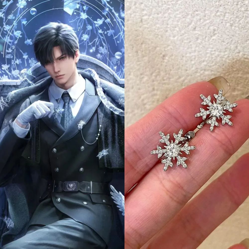 Zayne Snowflake Ear Clips