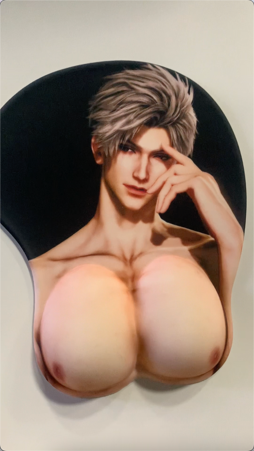 3D Chest Muscle Mouse Pad