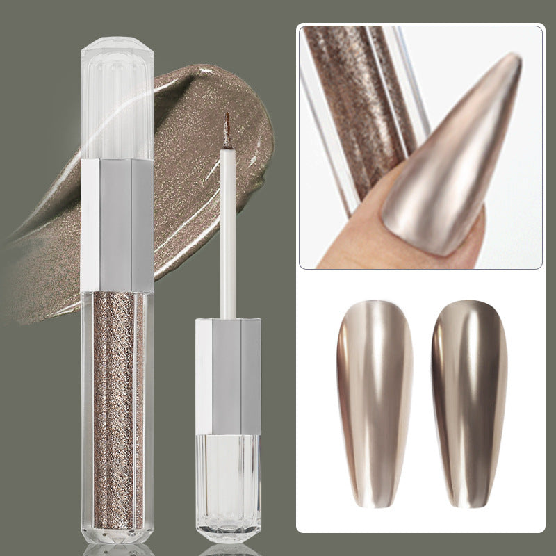 3D Metallic Liquid Chrome Nail Polish Combo Set