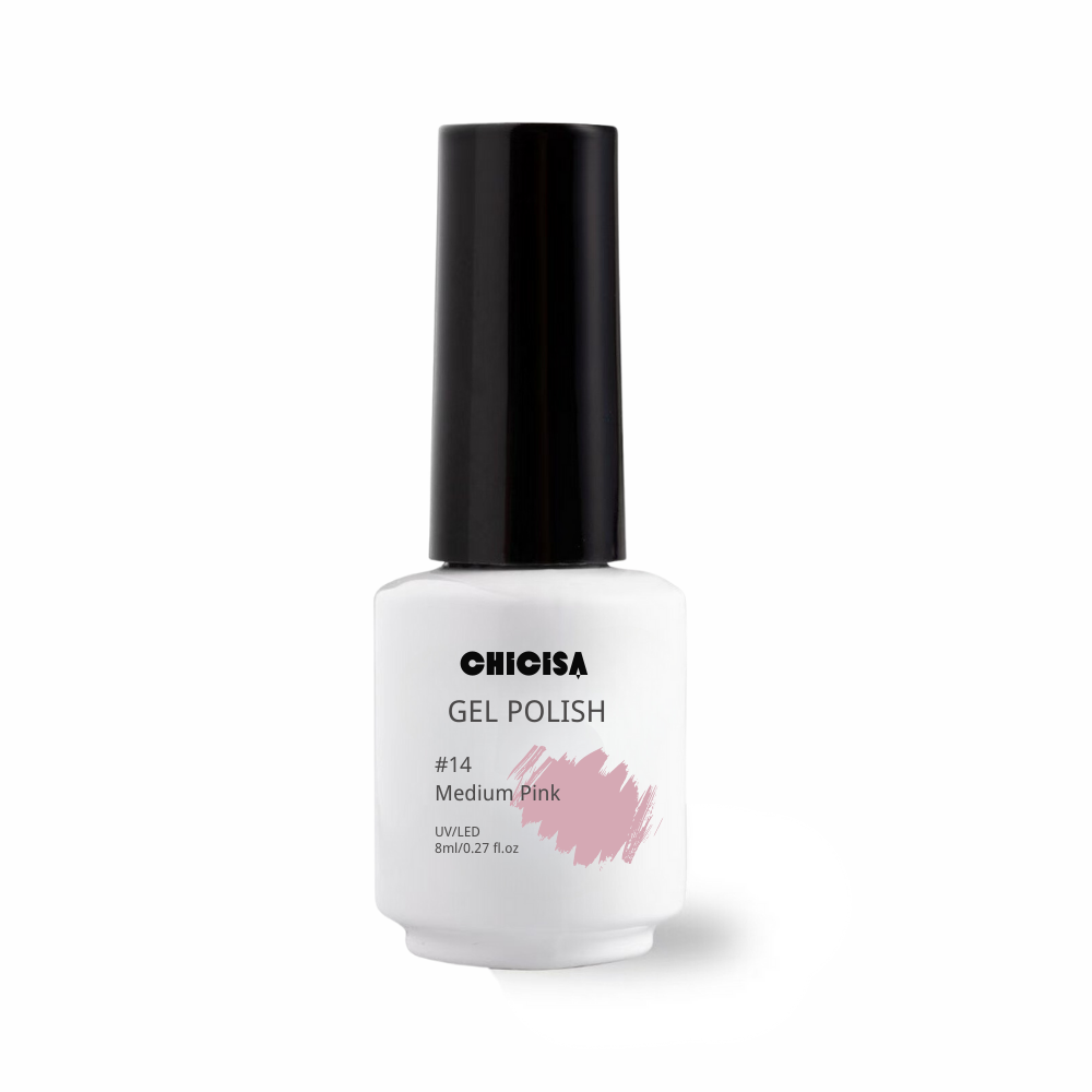 Gel Polish-Medium Pink 14