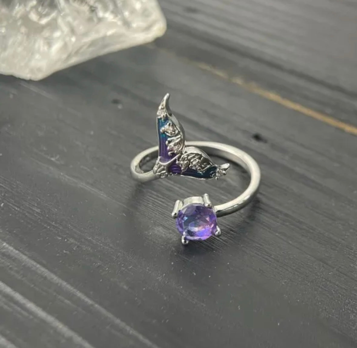 Rafayel Ombre Blue-Purple Tail Ring