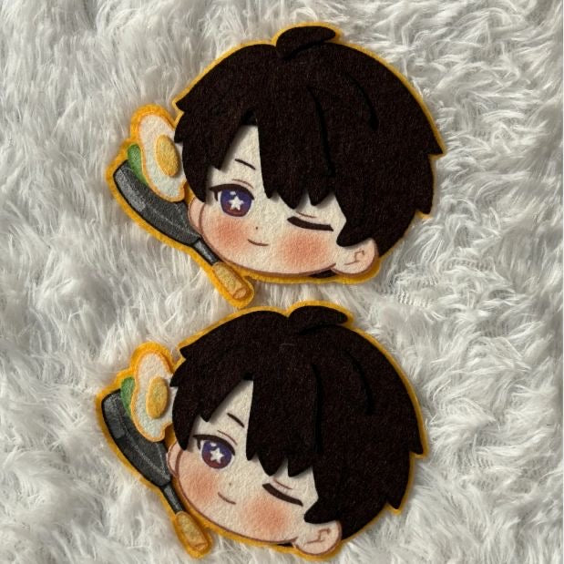 Caleb Chibi Felt Keychain