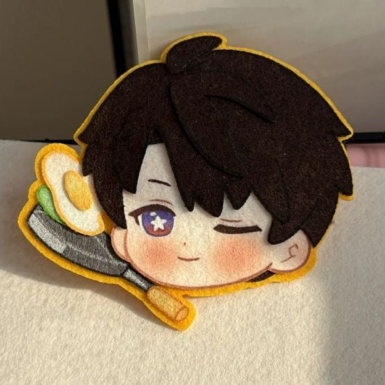 Caleb Chibi Felt Keychain