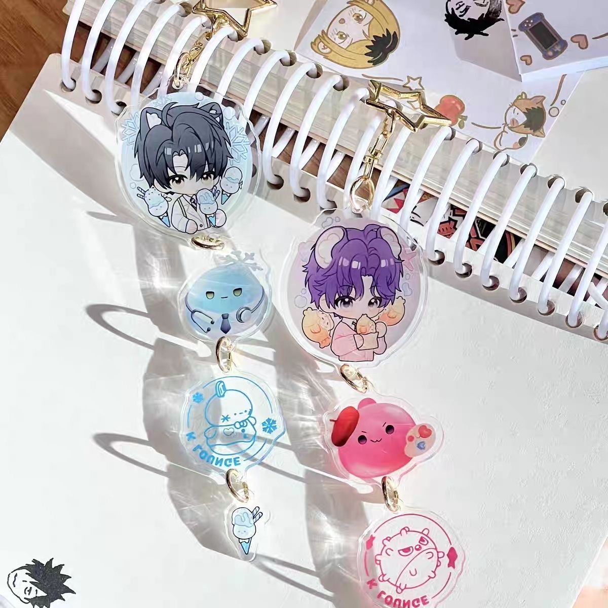 LADS Cute Acrylic Keychain