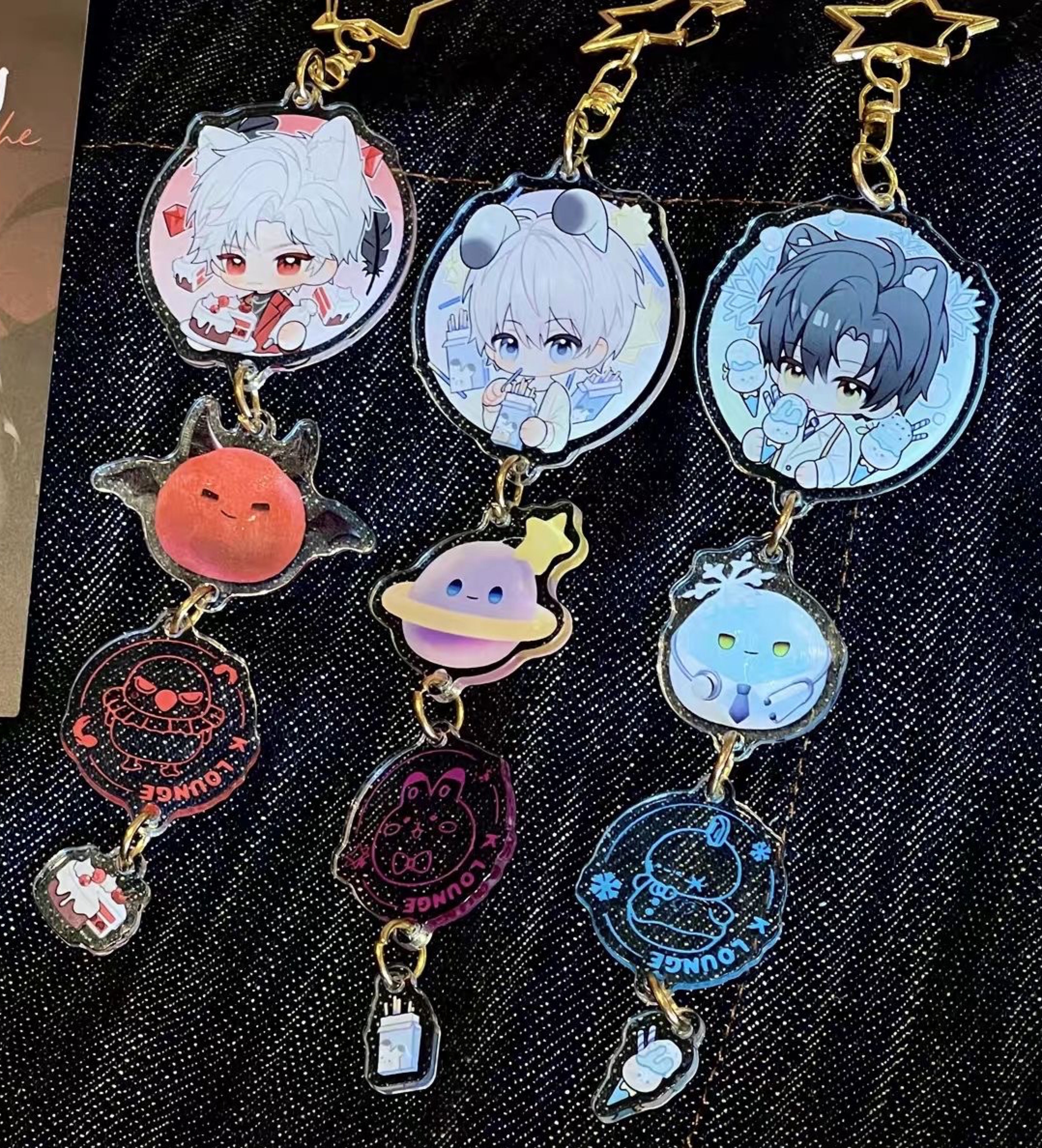 LADS Cute Acrylic Keychain