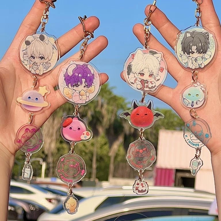 LADS Cute Acrylic Keychain