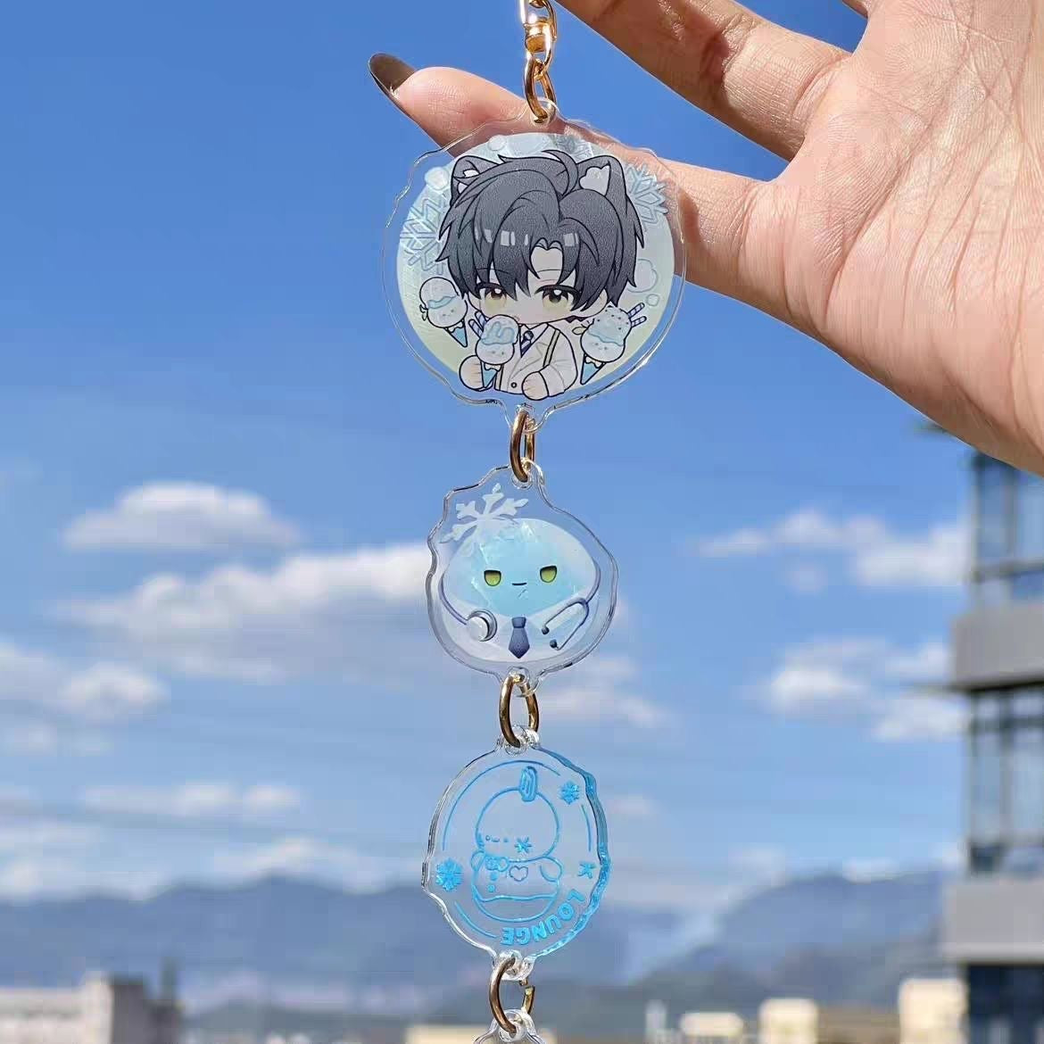 LADS Cute Acrylic Keychain