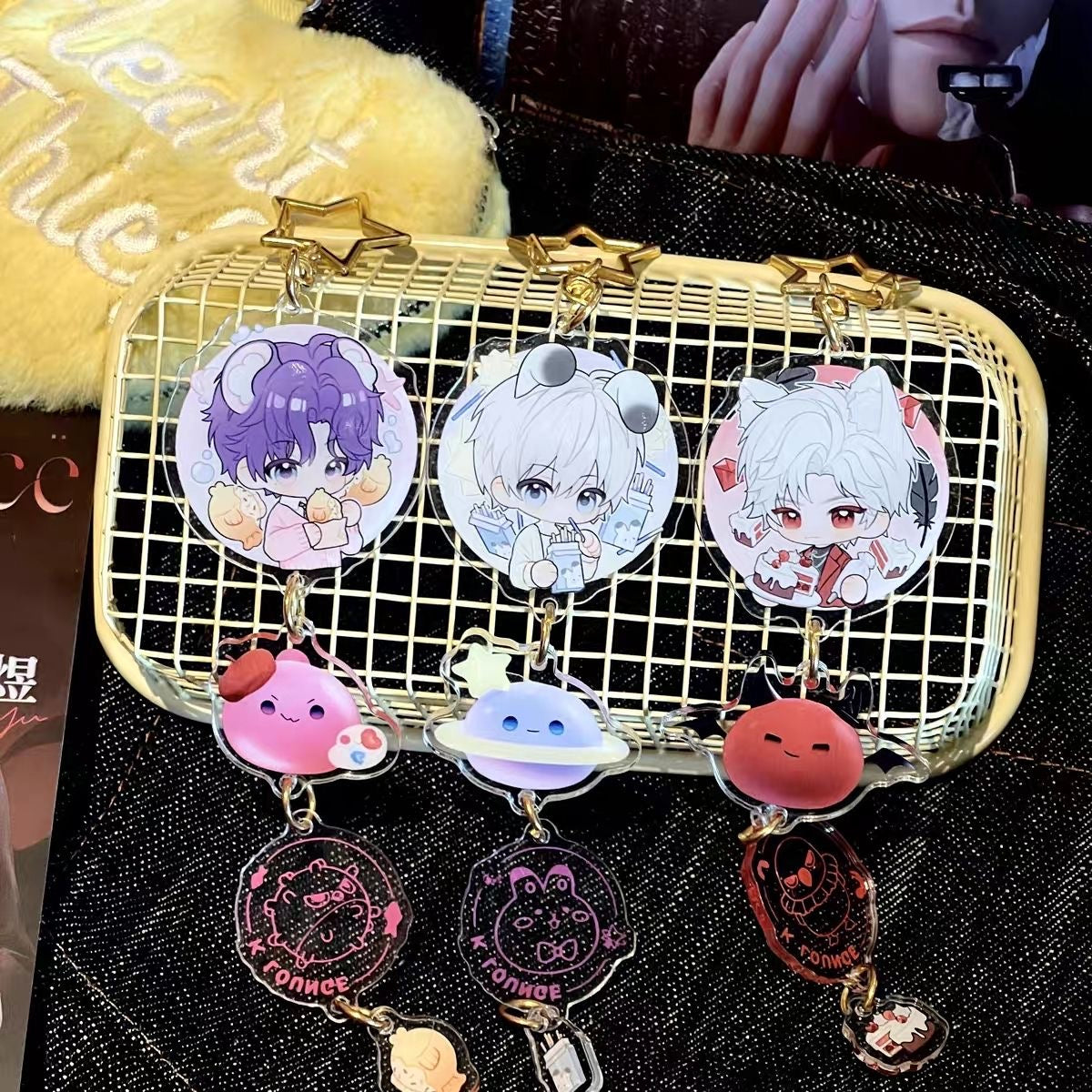 LADS Cute Acrylic Keychain