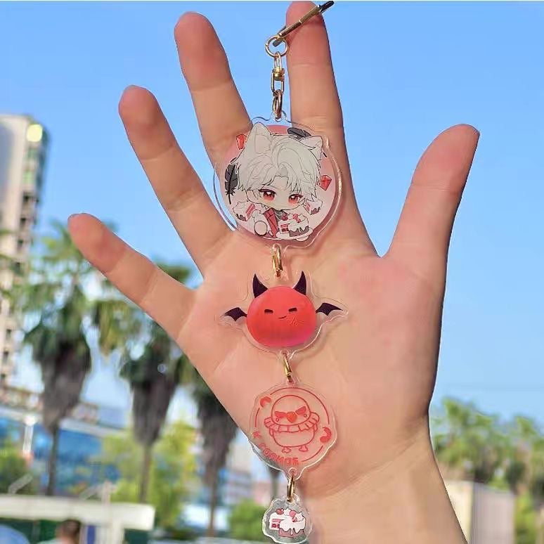 LADS Cute Acrylic Keychain